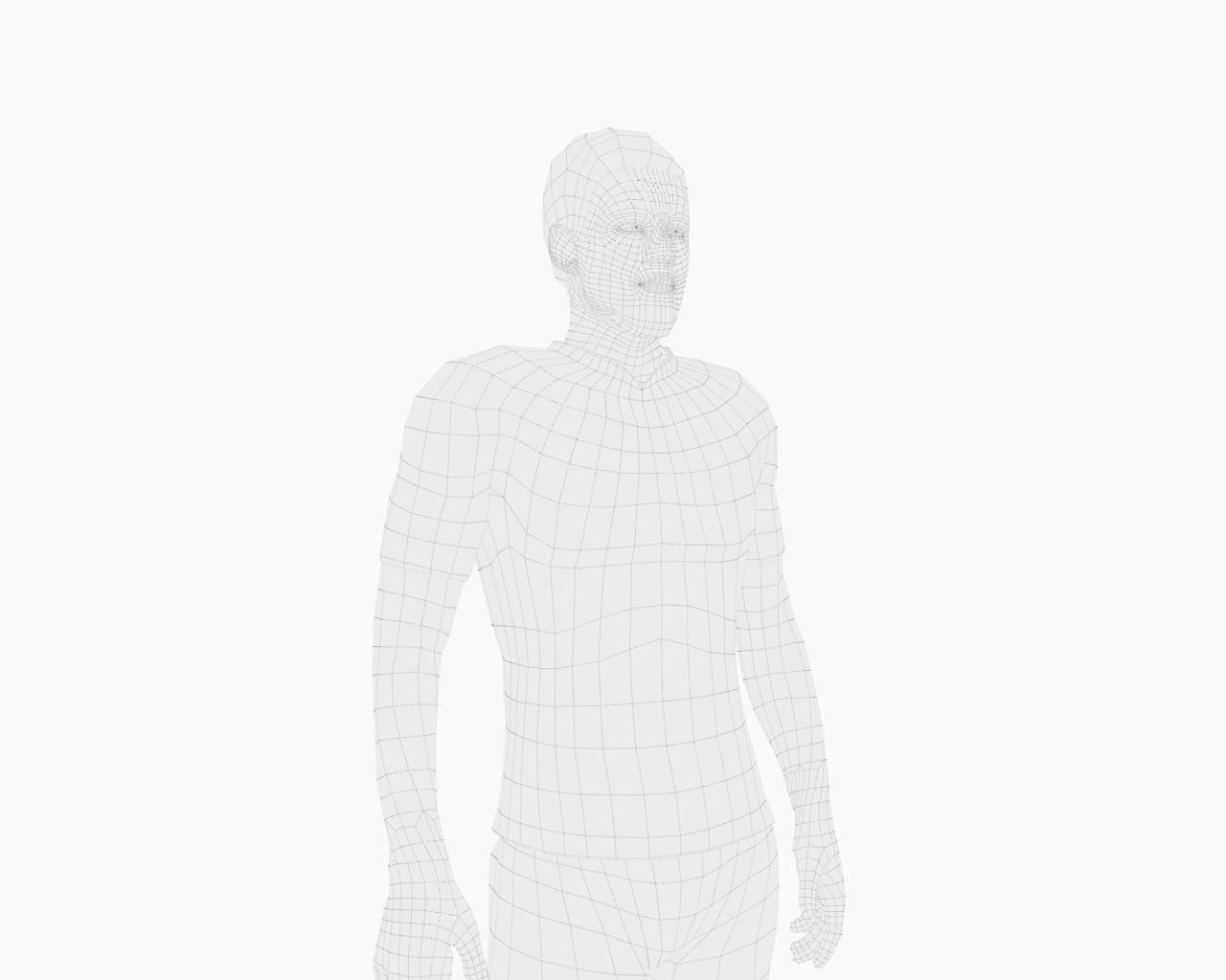 Lionel Messi Game Ready Football Player Kick Animation Low-poly 3D model_5