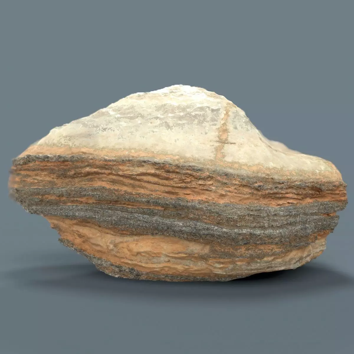 Egg Shaped Planet Low-poly 3D model