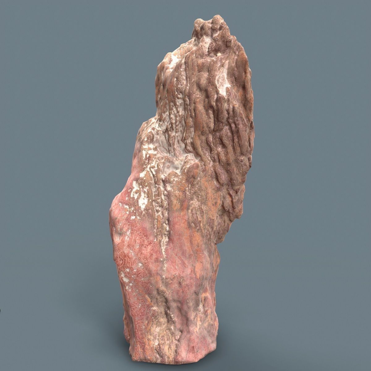 Flame Rock Low-poly 3D model_2