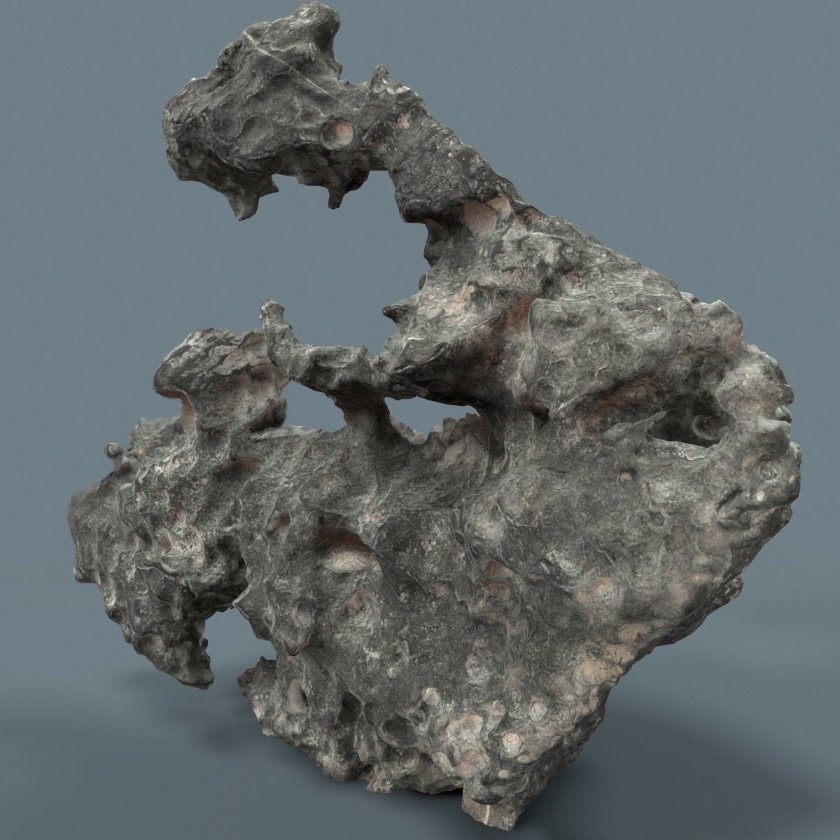 25 Space Rock Suiseki Collection Low-poly 3D model_26