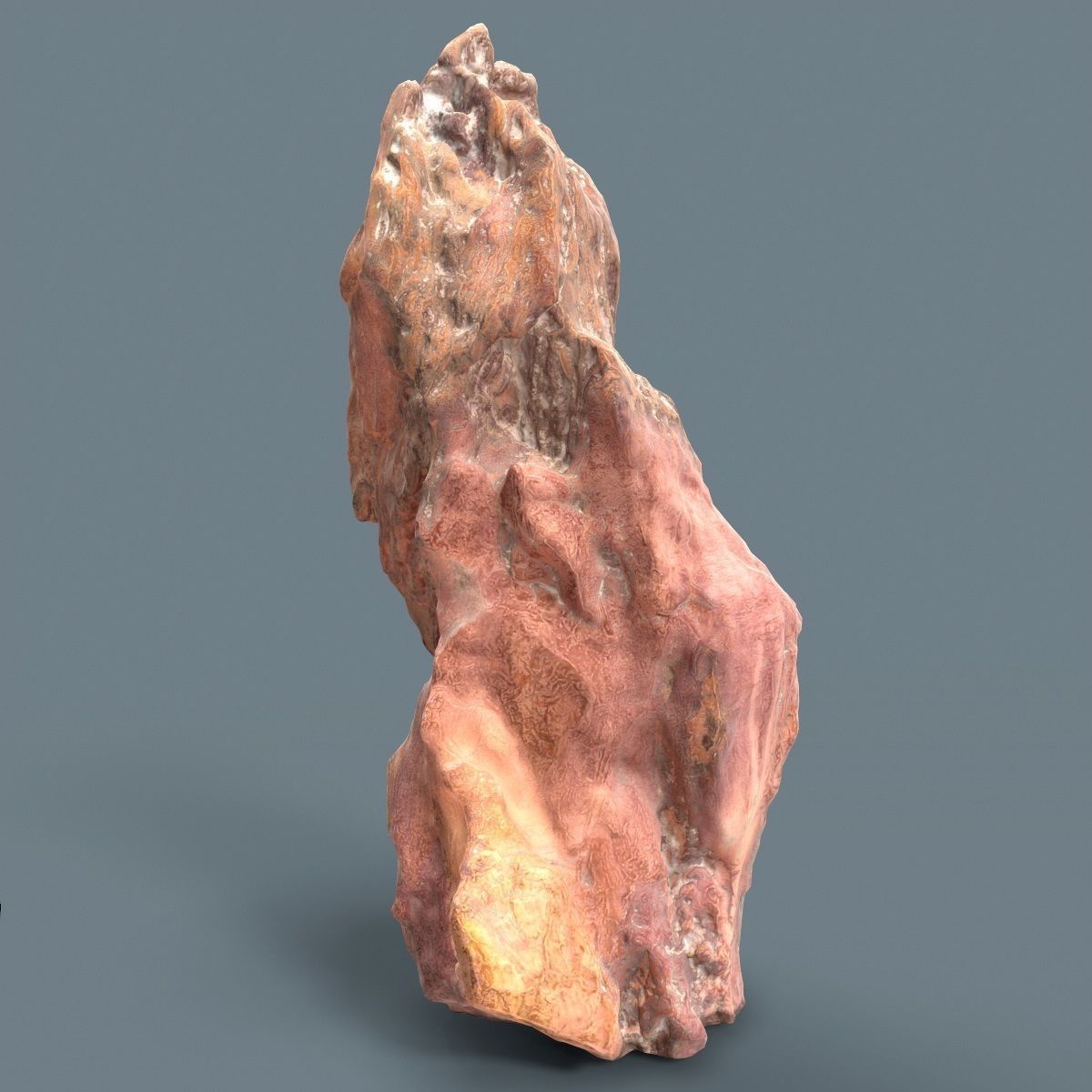 25 Space Rock Suiseki Collection Low-poly 3D model_25