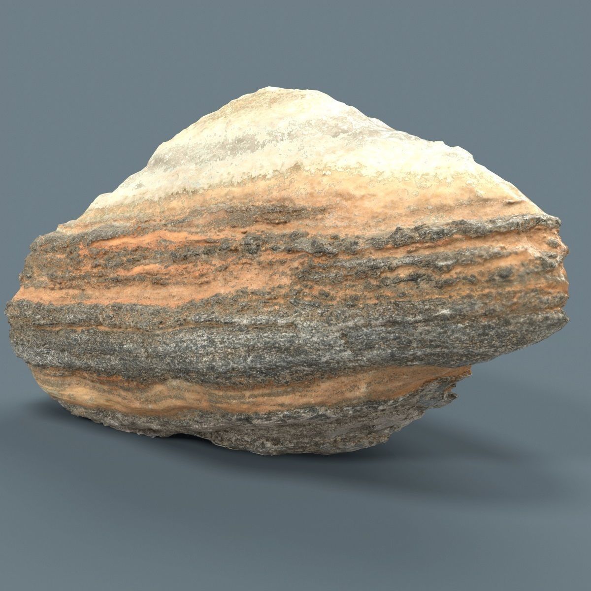 25 Space Rock Suiseki Collection Low-poly 3D model_6