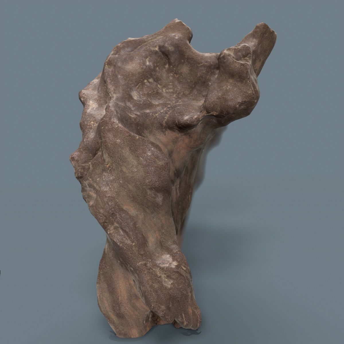 25 Space Rock Suiseki Collection Low-poly 3D model_9