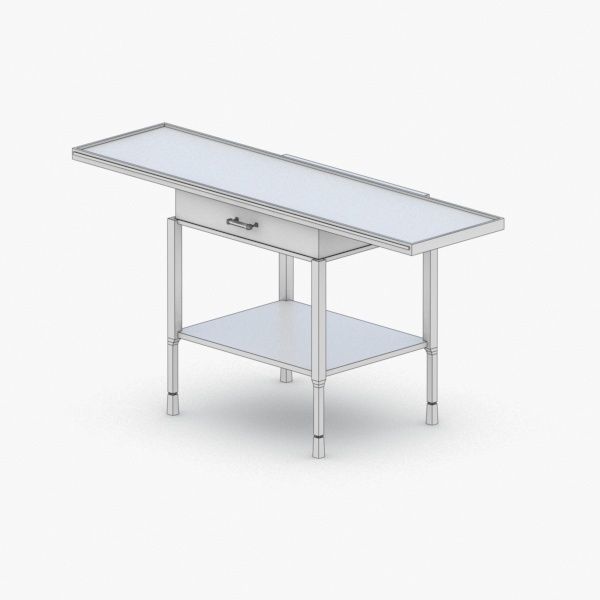 0319 - Coffee Table Low-poly 3D model_2