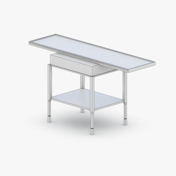 0319 - Coffee Table Low-poly 3D model_3