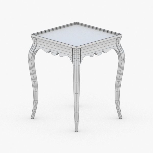 0321 - Coffee Table Low-poly 3D model_2