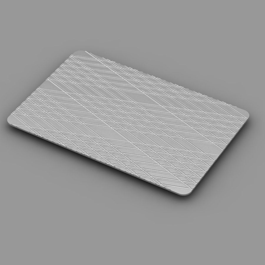 Pendant playing card 3D print model_2