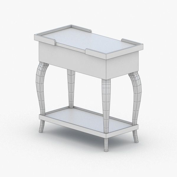 0328 - Coffee Table Low-poly 3D model_2