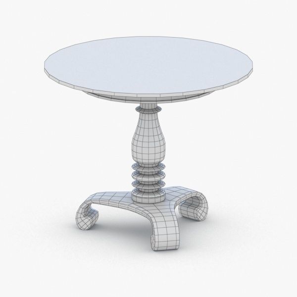 0333 - Table Low-poly 3D model_1