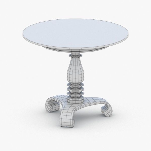 0333 - Table Low-poly 3D model_3