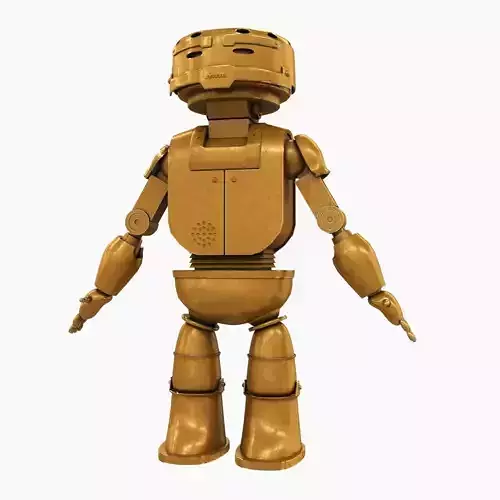 Character Robot Steampunk 3D model