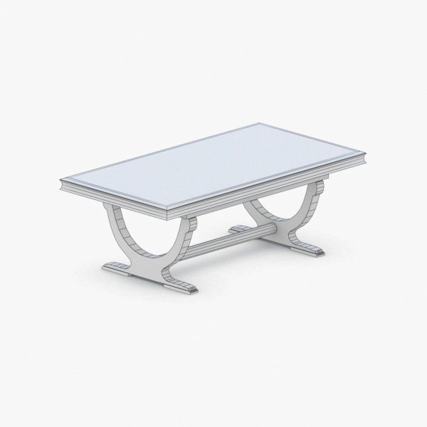 0346 - Coffee Table Low-poly 3D model_3