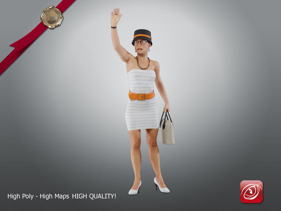 Casual Female A CC 21 30 002 3D model_1