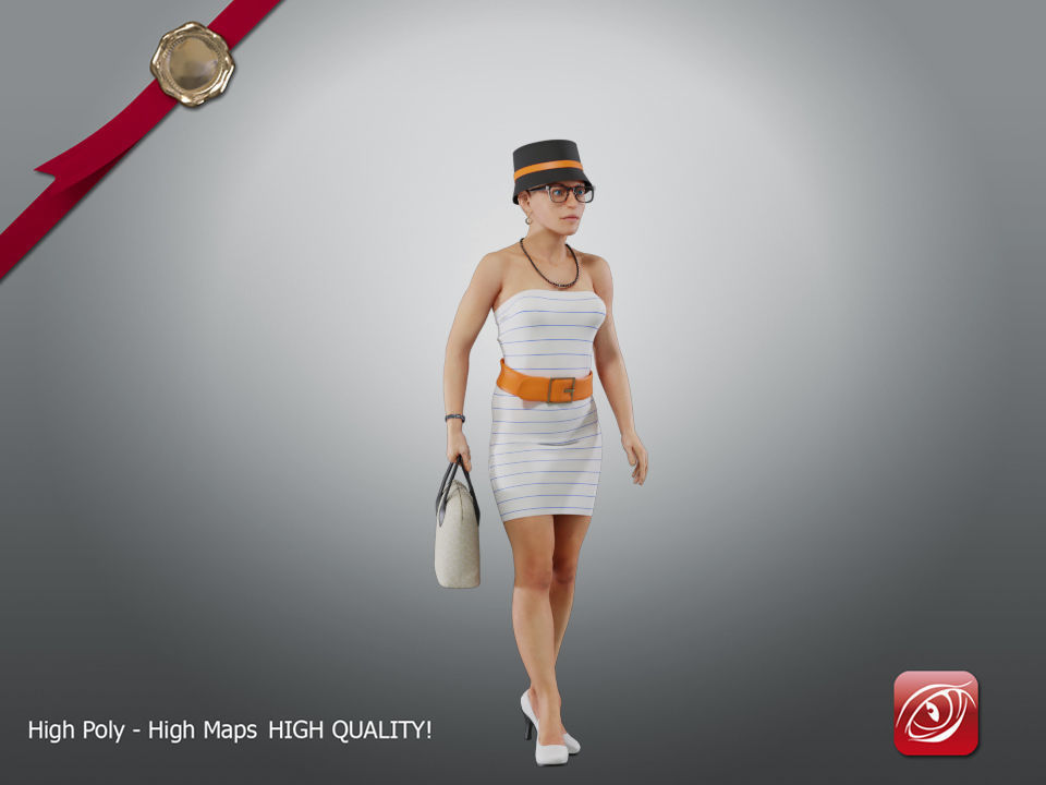 Casual Female A CC 21 30 003 3D model_1