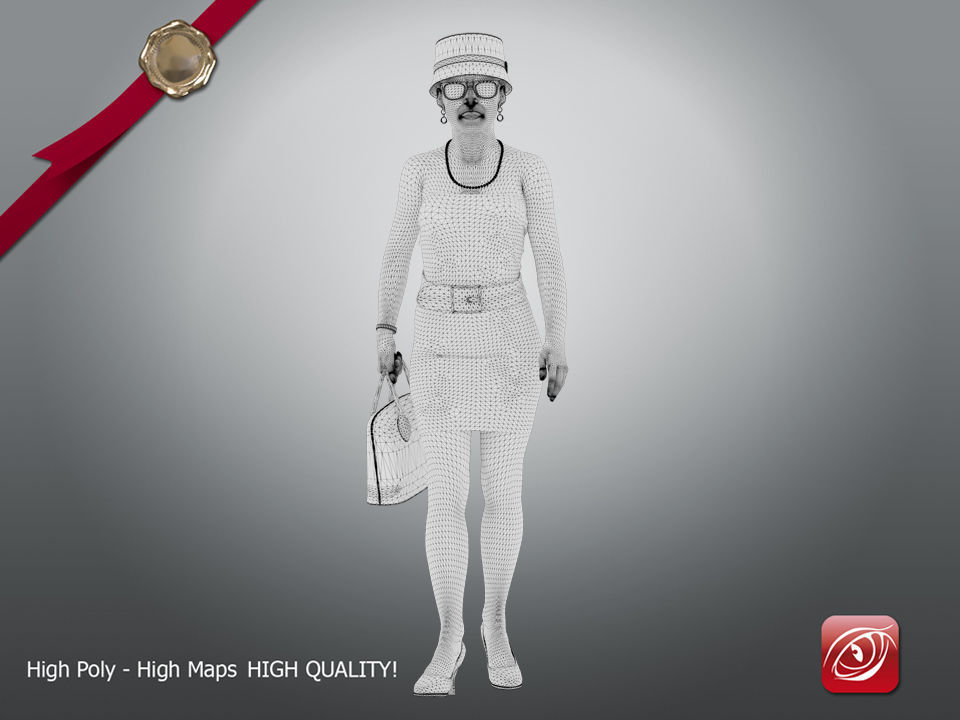 Casual Female A CC 21 30 003 3D model_11