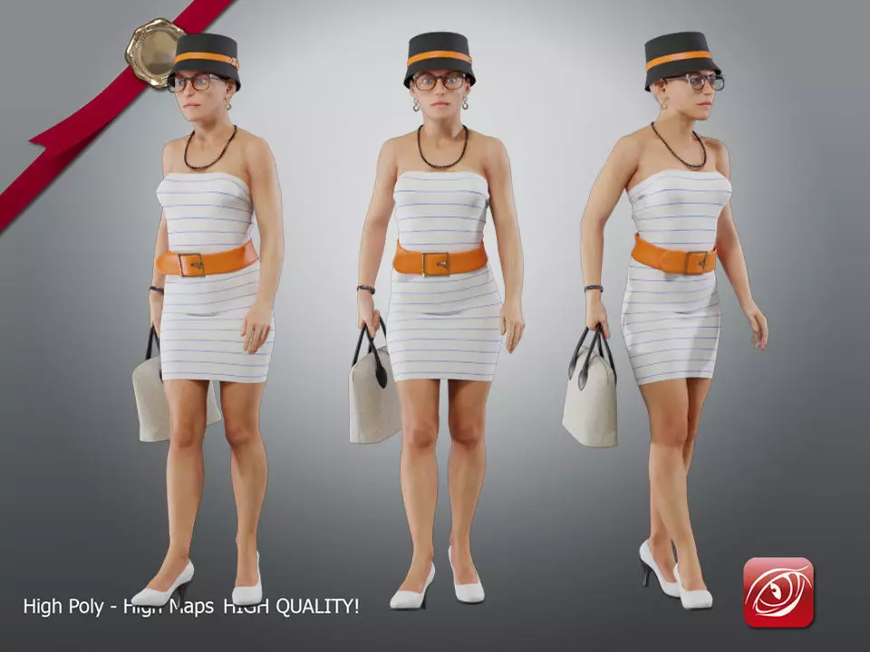 Casual Female A CC 21 30 003 3D model_0