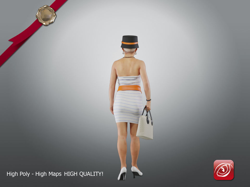 Casual Female A CC 21 30 003 3D model_7