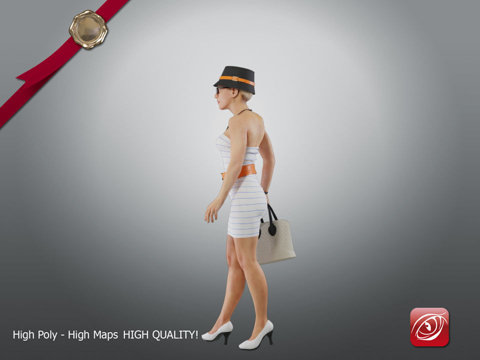 Casual Female A CC 21 30 003 3D model_8