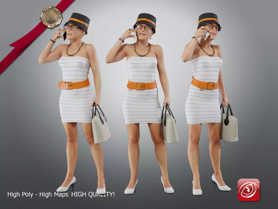 Casual Female A CC 21 30 004 3D model_0