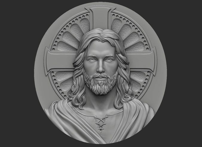 Medallion of Jesus no 1