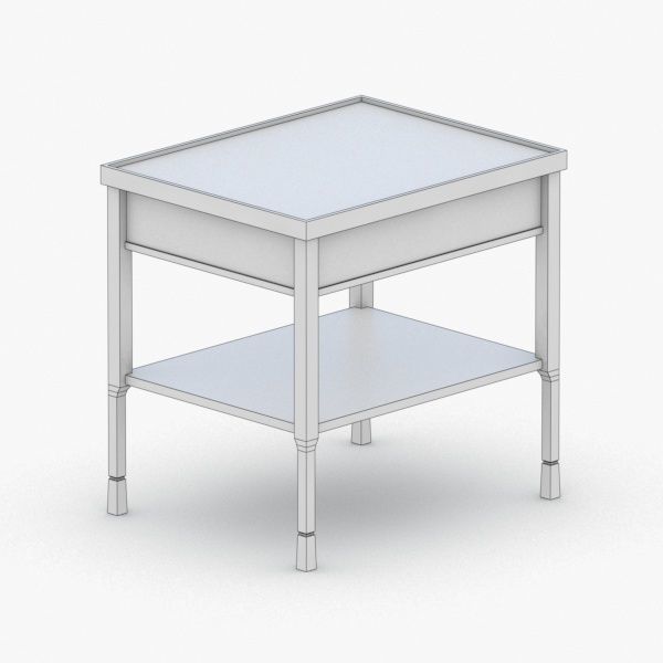 0355 - Coffee Table Low-poly 3D model_3