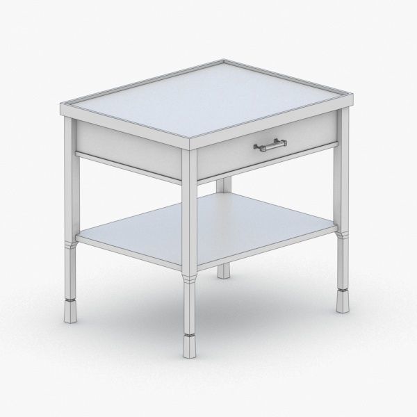 0355 - Coffee Table Low-poly 3D model_1