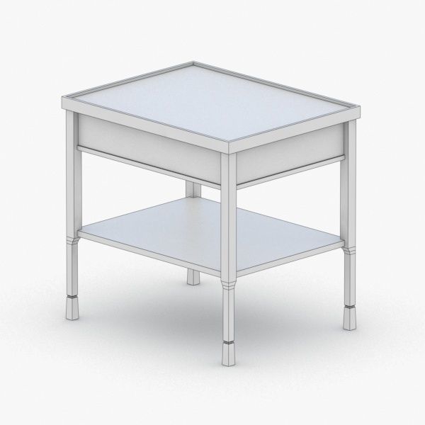 0355 - Coffee Table Low-poly 3D model_2