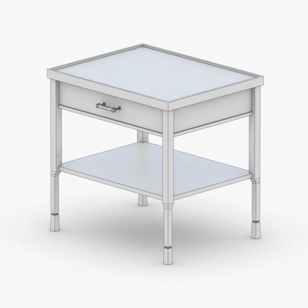 0355 - Coffee Table Low-poly 3D model_4