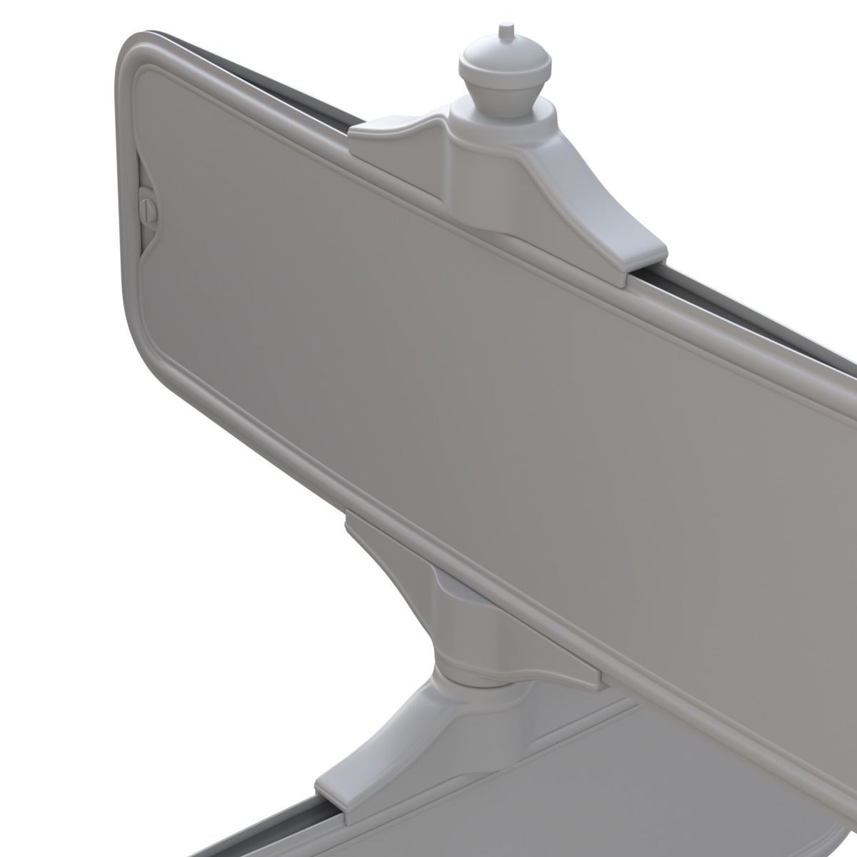 Retro Street Sign 3D model_9