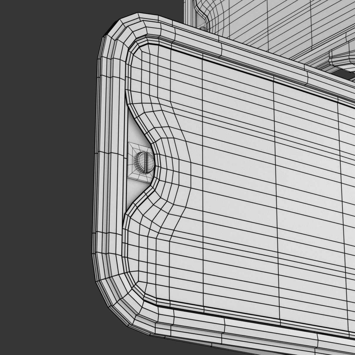 Retro Street Sign 3D model_16