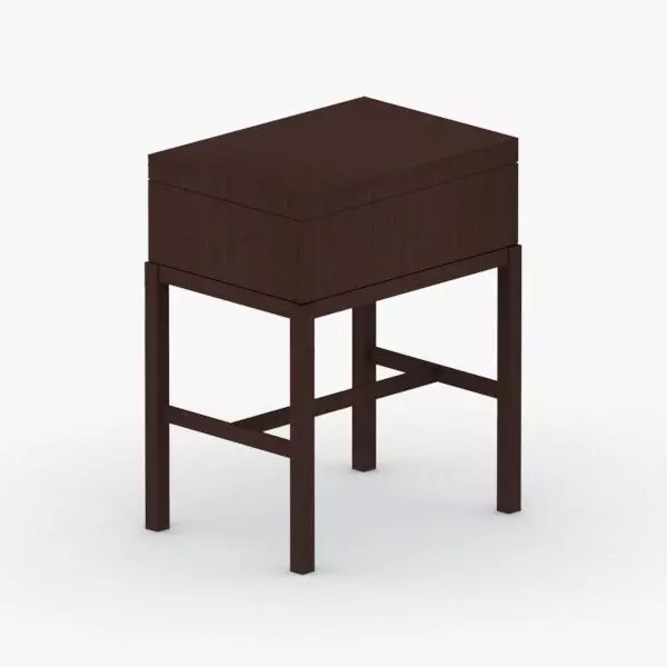 0357 - Coffee Table Low-poly 3D model_0