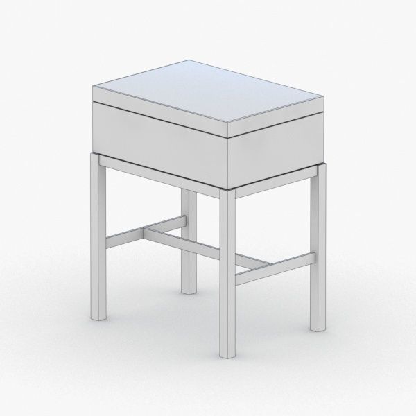 0357 - Coffee Table Low-poly 3D model_3
