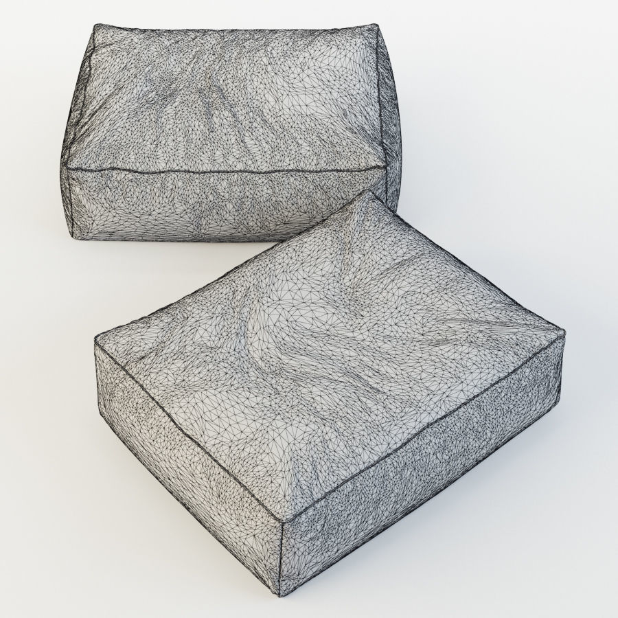 Pouf Kris 3D model_5