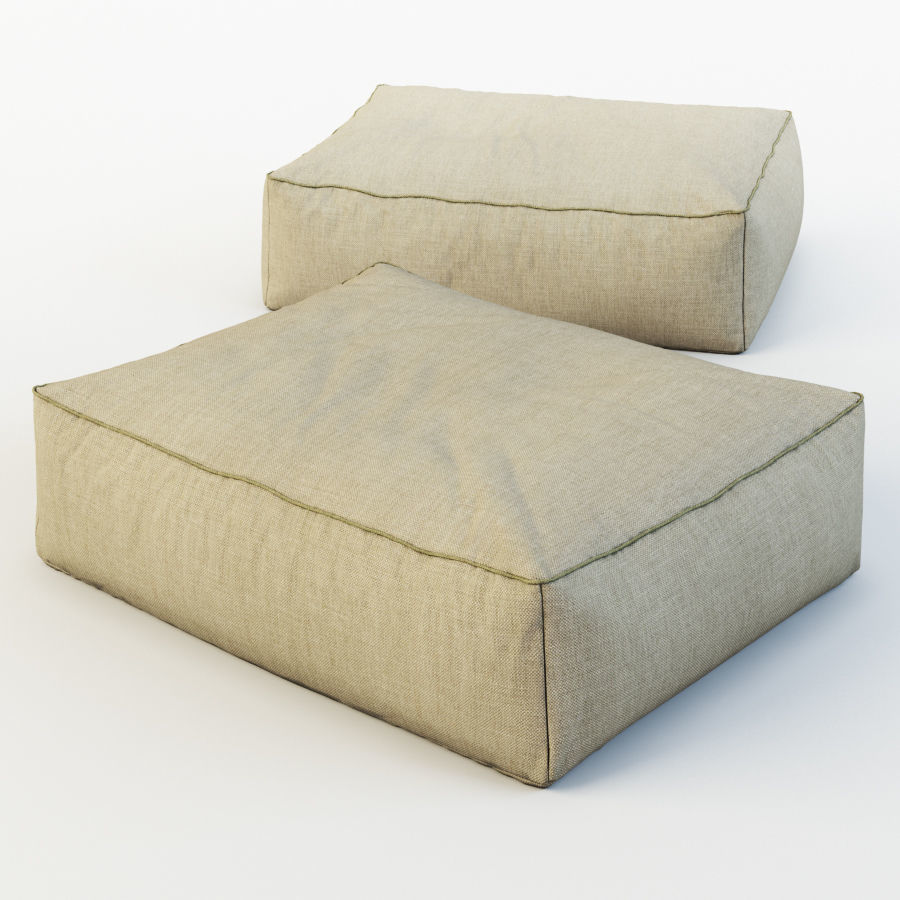 Pouf Kris 3D model_3
