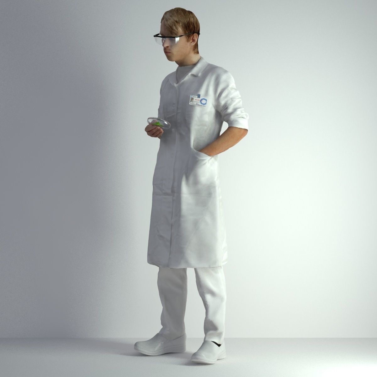3D Scan Man Scientist 025 3D model_38