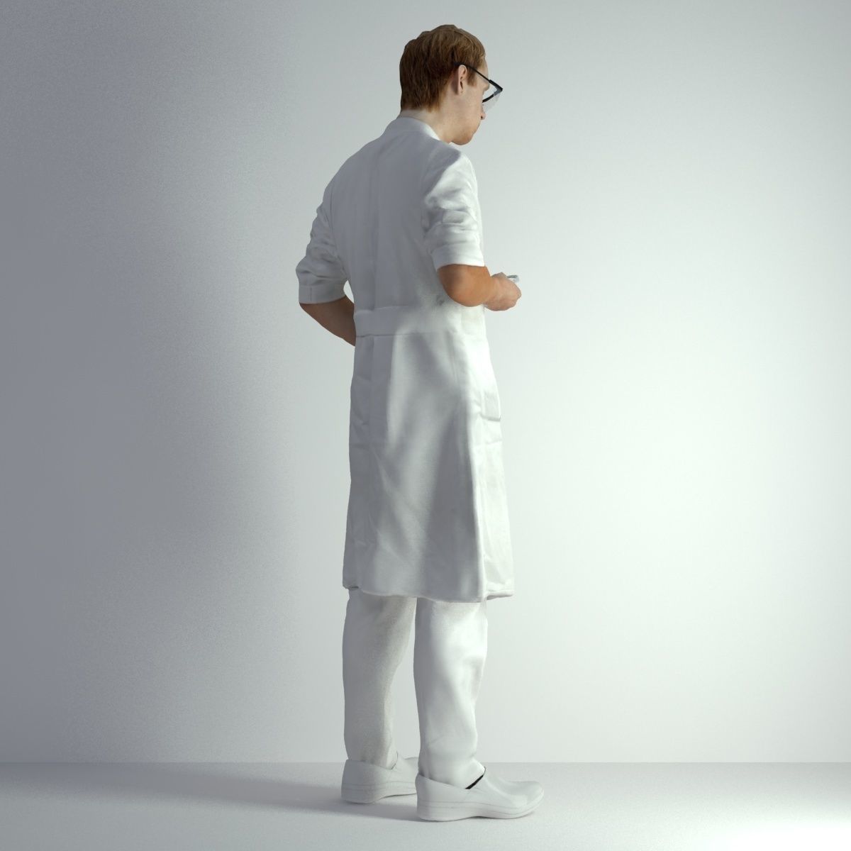 3D Scan Man Scientist 025 3D model_19