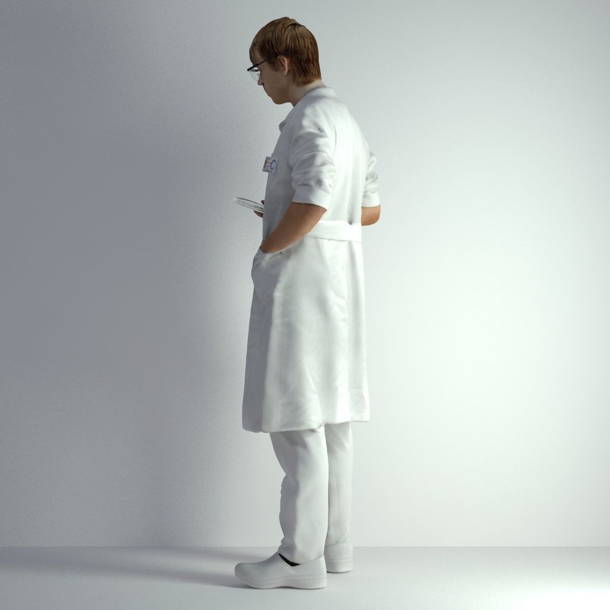 3D Scan Man Scientist 025 3D model_31