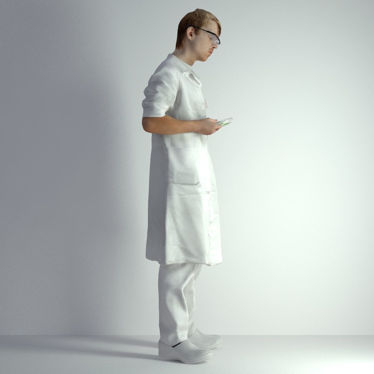 3D Scan Man Scientist 025 3D model_14