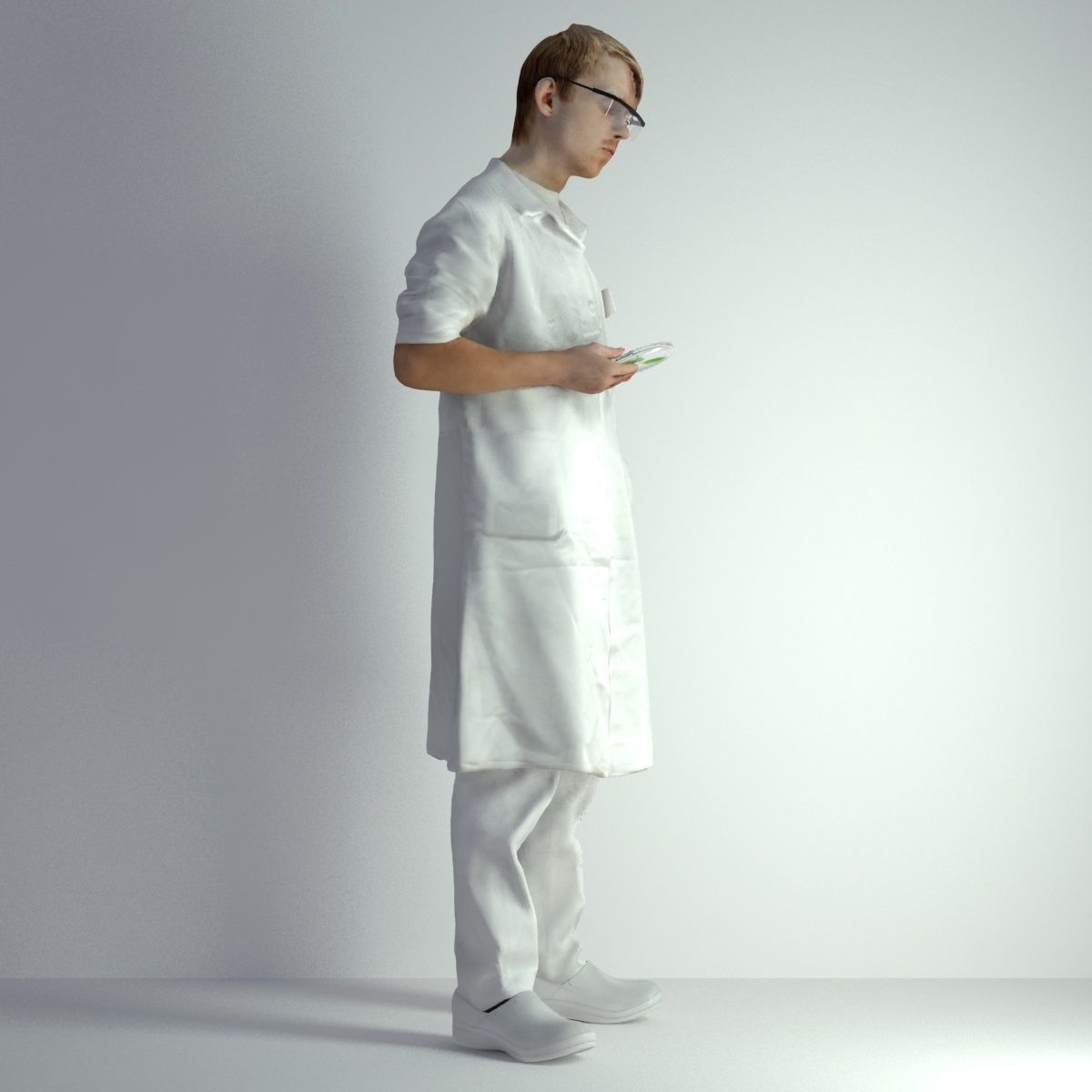 3D Scan Man Scientist 025 3D model_13