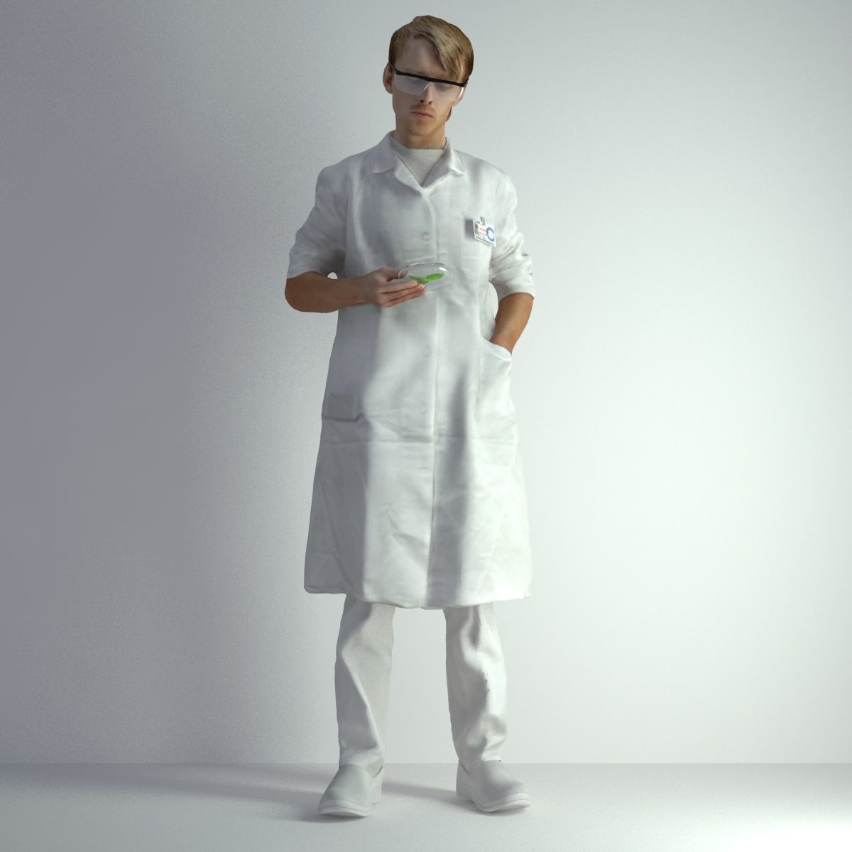 3D Scan Man Scientist 025 3D model_43