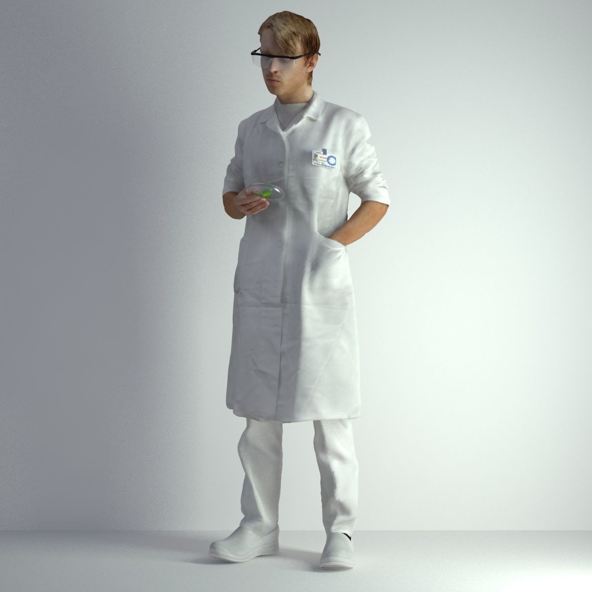 3D Scan Man Scientist 025 3D model_40