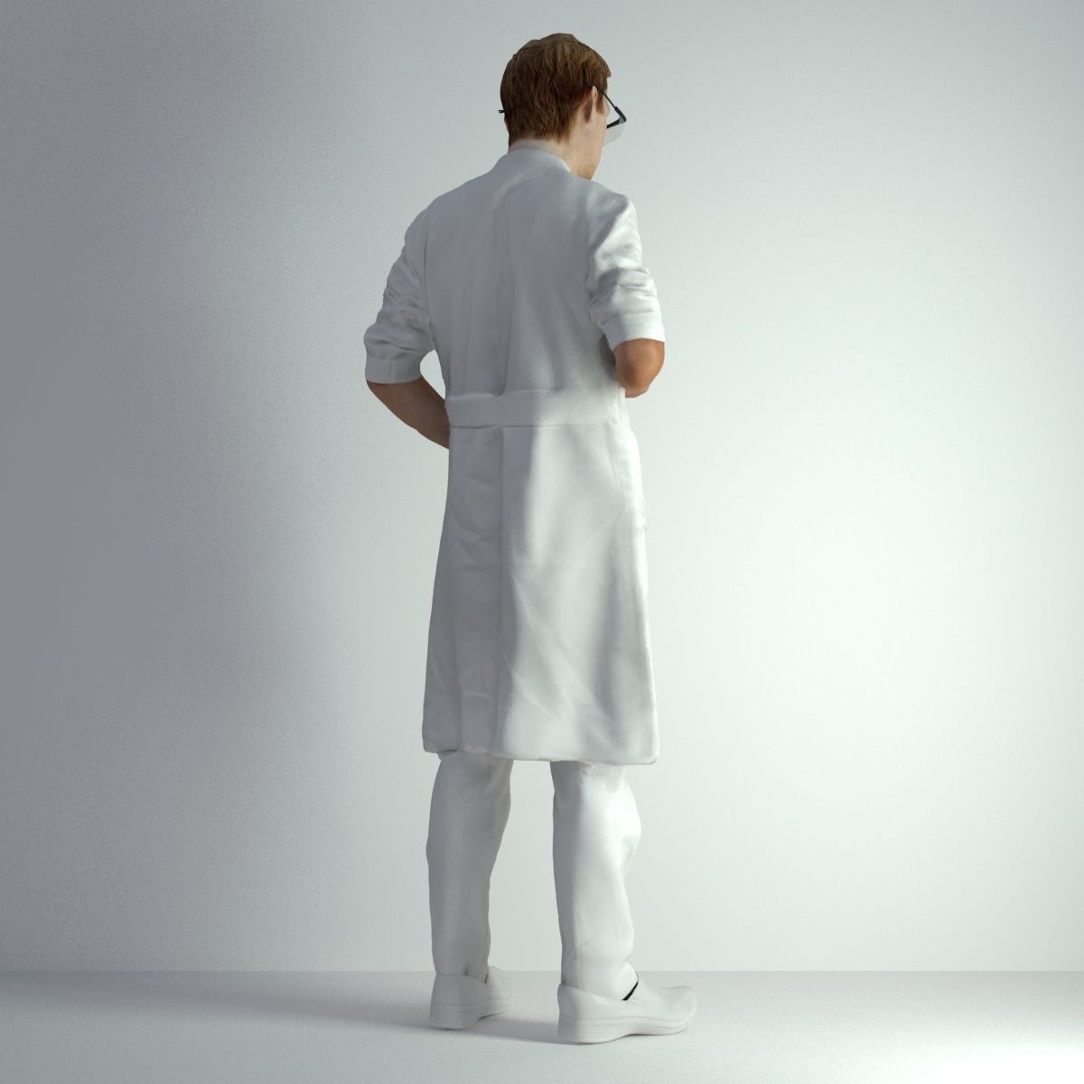 3D Scan Man Scientist 025 3D model_21