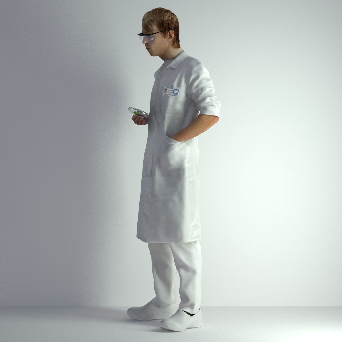 3D Scan Man Scientist 025 3D model_36