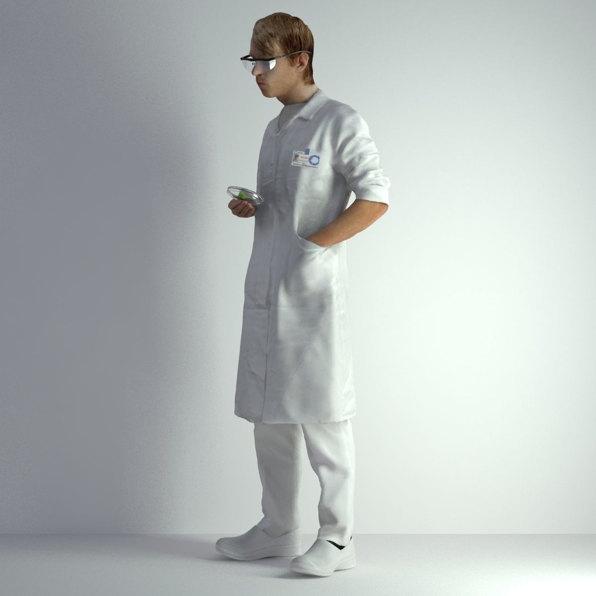 3D Scan Man Scientist 025 3D model_37