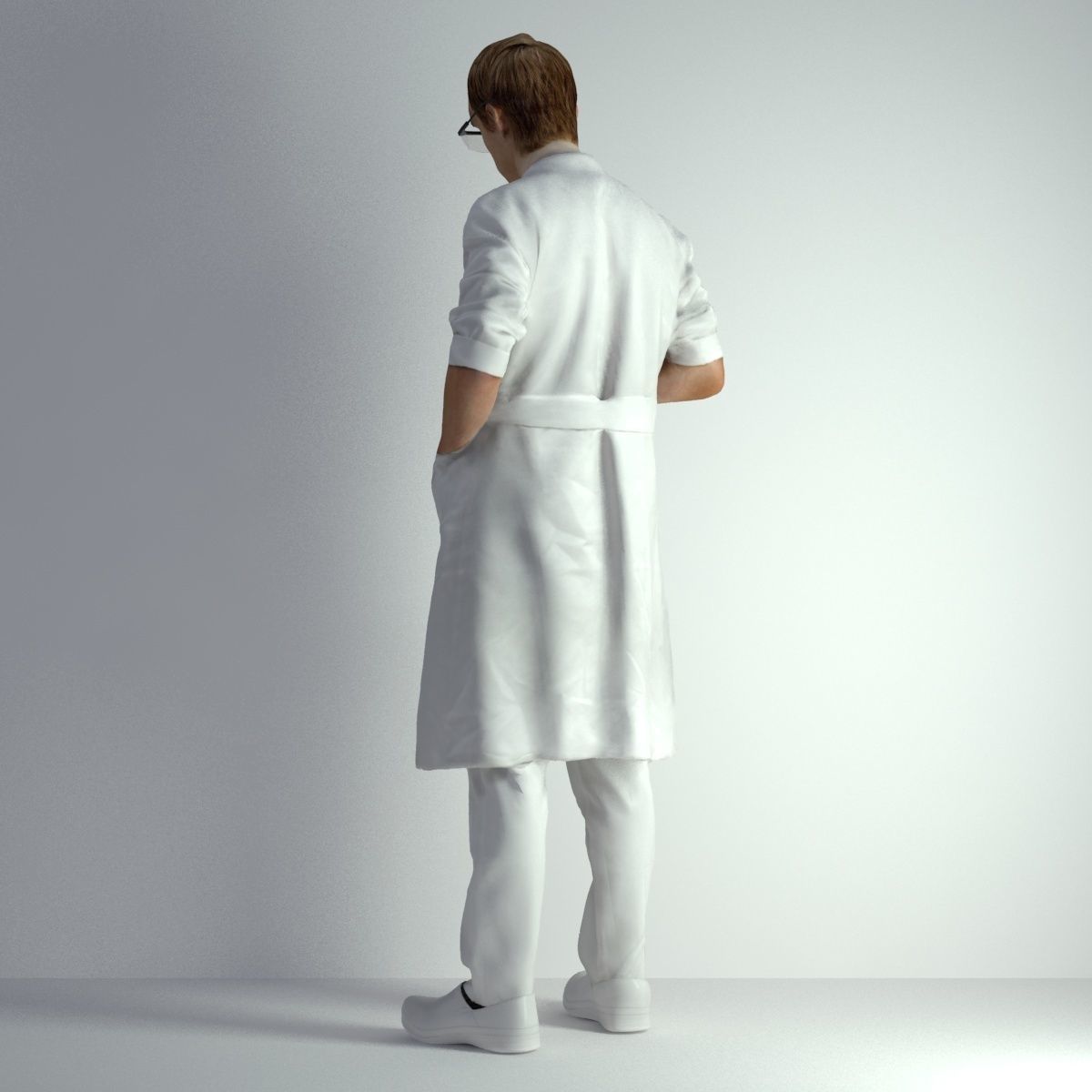 3D Scan Man Scientist 025 3D model_28