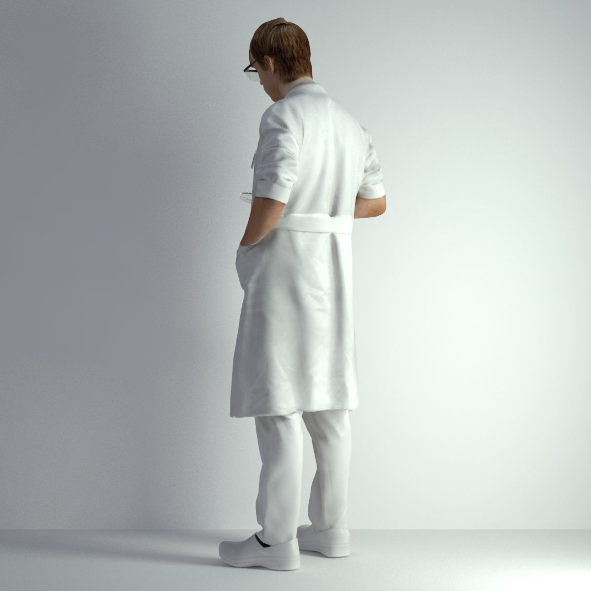 3D Scan Man Scientist 025 3D model_29