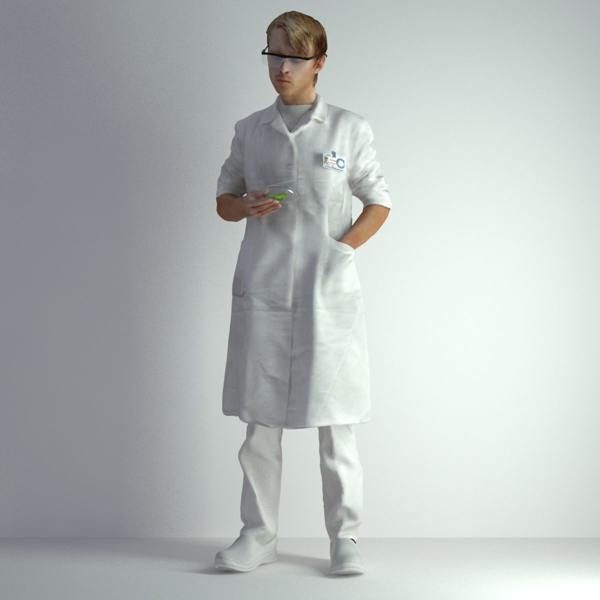 3D Scan Man Scientist 025 3D model_41
