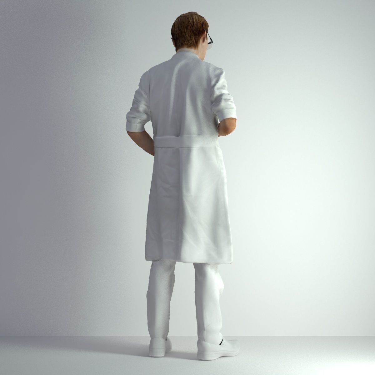 3D Scan Man Scientist 025 3D model_22