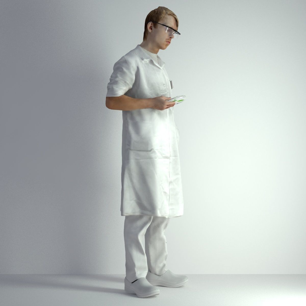 3D Scan Man Scientist 025 3D model_12