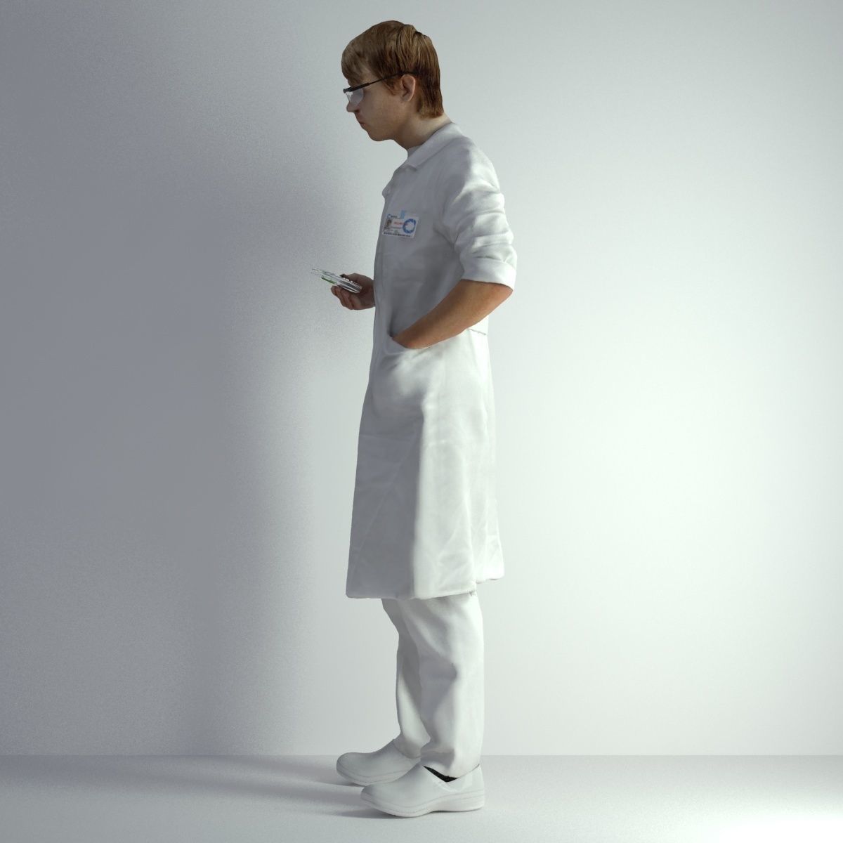 3D Scan Man Scientist 025 3D model_34